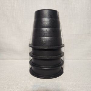 Bed Furniture Risers 6 Inch Black Round Base